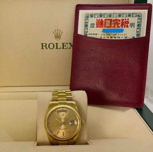 ROLEX ҤOh 18K Į  Ref. 18038 ÿ k