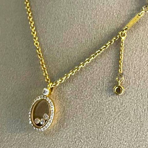 CHOPARD  18K Happy Diamonds y p pٮM k