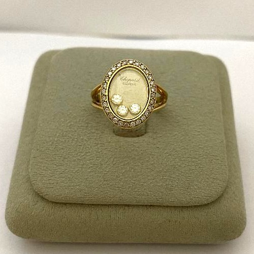 CHOPARD  18K Happy Diamonds y p pٮM k