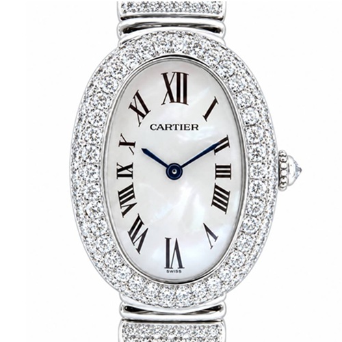 CARTIER �d�a�� 18k�ժ� BAIGNOIRE �t�C �ÿ� �k��
